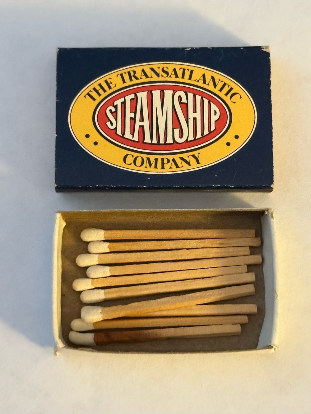 Vintage Matchbox Transatlantic Steamship Holiday Inn Vanderbilt Nashville TN